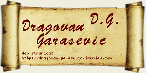 Dragovan Garašević vizit kartica